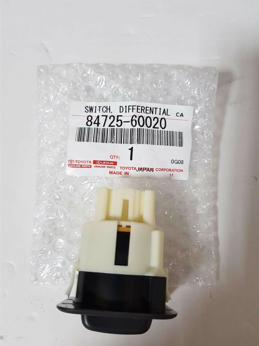 8472560020 GENUINE Toyota SWITCH, DIFFERENTIAL LOCK 84725 8472560020 GENUINE Toyota SWITCH, DIFFERENTIAL LOCK 84725