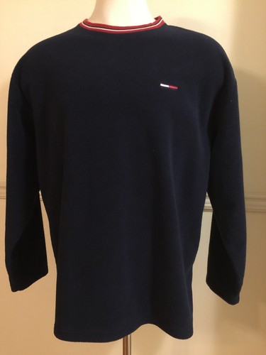 Tommy Hilfiger Jeans Men's Long Sleeve L/S Sweatshirt Large Pullover Fleece Crew