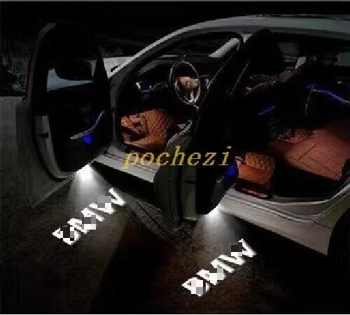 2pcs Fits For E60 E63 E90 E92 X1 BMW Car Door Welcome Light Foto 2 de 4