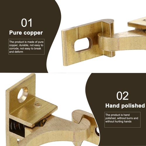2 Pcs Anti-theft Lock Window Catch Elbow Latch Furniture Latches Door - 第 10/12 張圖片