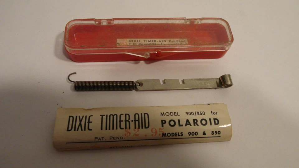 RARE NEW DIXIE TIMER AID SPRING POLAROID 900 850 INSTANT LAND FOLDING CAMERA - Image 2 of 3