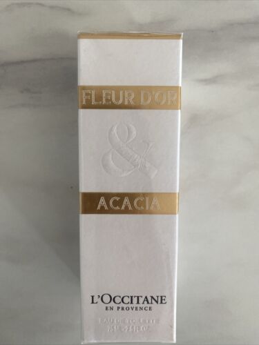 Fleur d’Or & Acacia by L'Occitane edt 2.5 oz new 75ml Rare Last - Foto 1 di 2