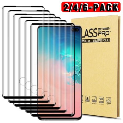 Full Cover Tempered Glass Screen Protector Film For Samsung Galaxy S10 S10e S10+