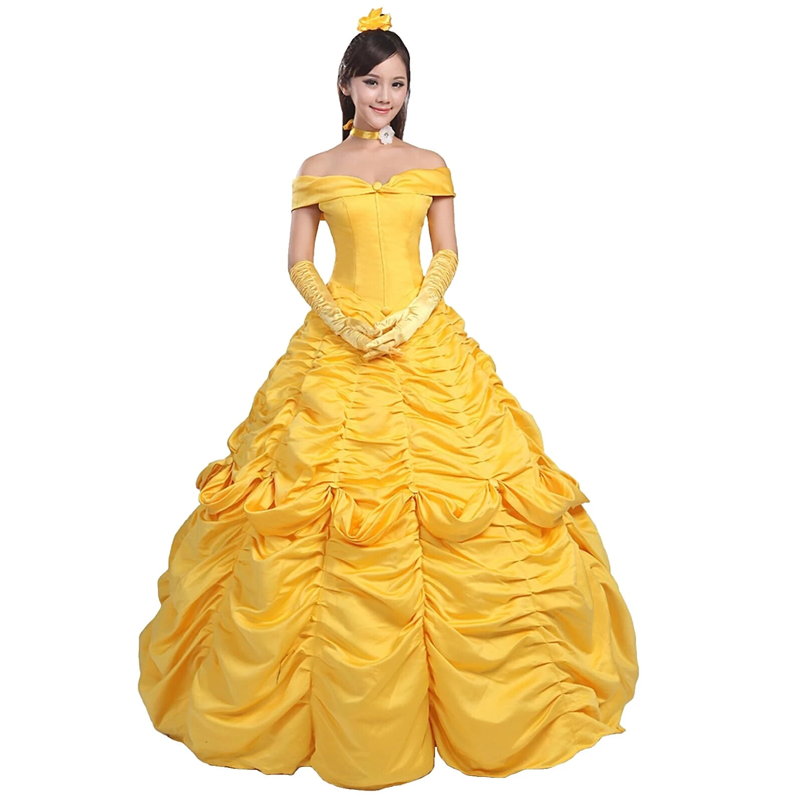 Disfraces Vestido de satén de princesa