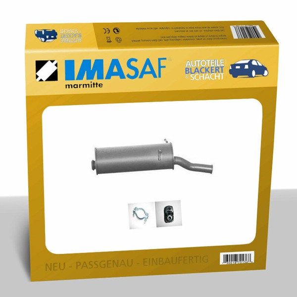 Imasaf ESD Auspuff Endtopf für Citroen Xsara Picasso (N68) 2.0 Hdi-image