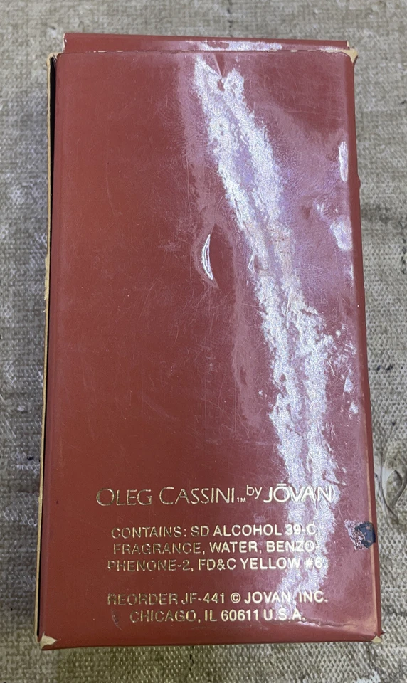De Colección Mujeres Jovan OLEG CASSINI Colonia Perfume Concentrado 1 fl oz 29,6 ml Raro Foto 3 de 4