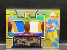 ISAIAH SPILLER 2022 PANINI GOLD STANDARD ROOKIE (RC) PATCH RARE AUTOGRAPH 6/49