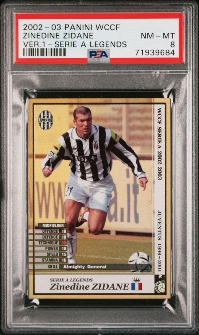 Psa8 Wccf Zinedine Zidane | eBay