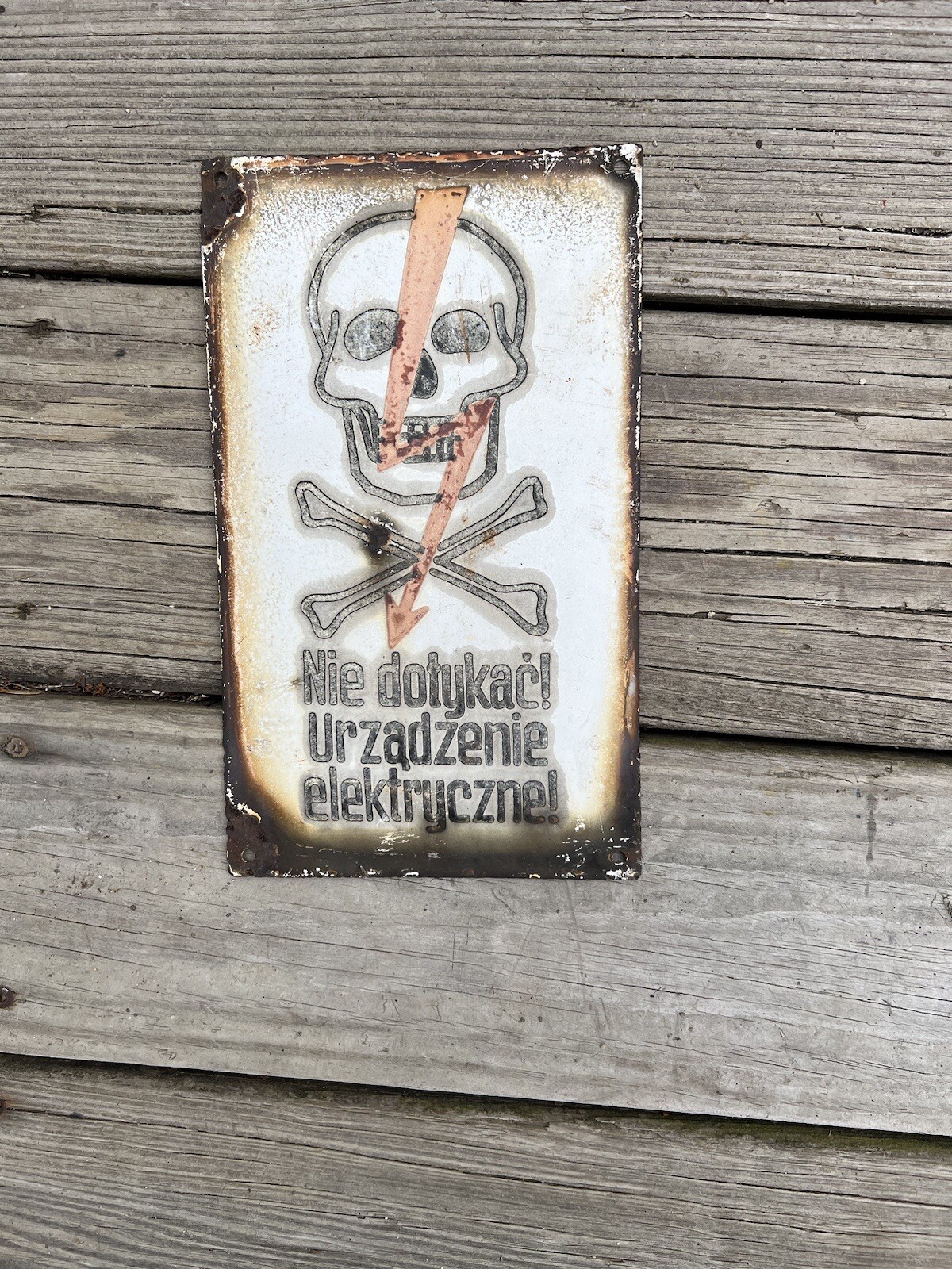 Skull And Crossbones Danger Sign
