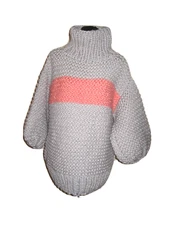 Free People LOOPY MANGO merino wool Sweater Tunic NEW