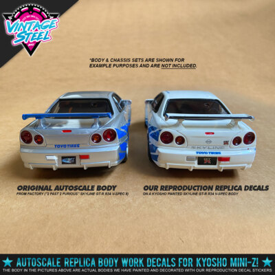 Kyosho Mini-Z Nissan Skyline FAST & FURIOUS GT-R R34 AutoScale R/C