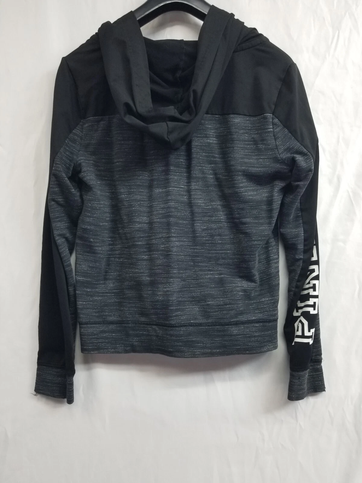 UNDERCOVER Victoria's Secret rosa felpa con cappuccio donna pullover medio nero grigio zip vedi foto