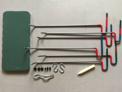 Lacklose Dellenentfernungswerkzeuge Dellenreparaturset Set PDR Werkzeugstäbe Autoreparatur DVD