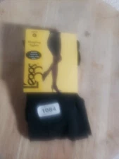 Leggs Womens Black Shaping Tights Size  Q Smooth Tummy And Hips Control Top 