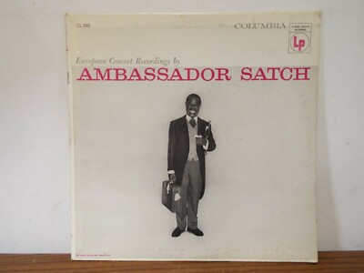 LOUIS ARMSTRONG AMBASSADOR SATCH 6 EYE JAZZ LP VINYL ALBUM