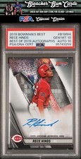 2019 Bowman's Best Best Of 2019 Autographs B19RHI Rece Hinds PSA 10