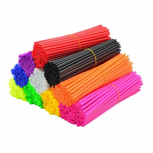72Pcs Motorcycle Dirt Bike Spoke Skins Covers Wraps Wheel Rim Guard Protector - Picture 12 of 22