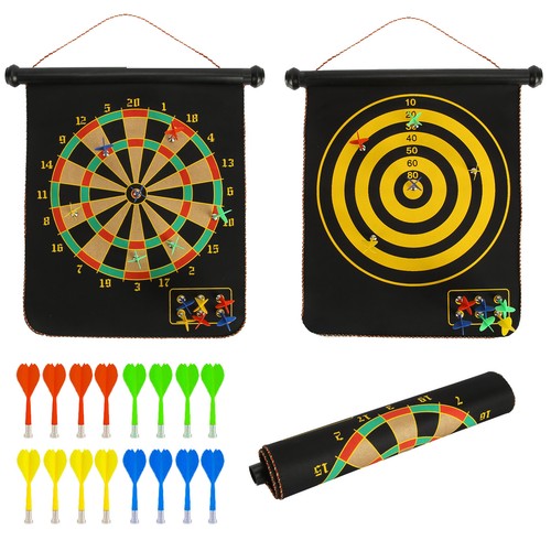 15inch Double Sided Magnetic Dart Board Indoor Dartboard Game Family Fun Gifts A - Picture 2 of 10