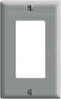 Leviton 80401-GY 墙板 1-Gang Decora 标准尺寸塑料 - 20 灰色