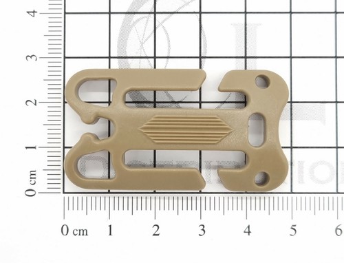DURAFLEX Tan499 IRR WEB END CLIP 25MM /1" - Web Winder dominator - buckle - Picture 2 of 6