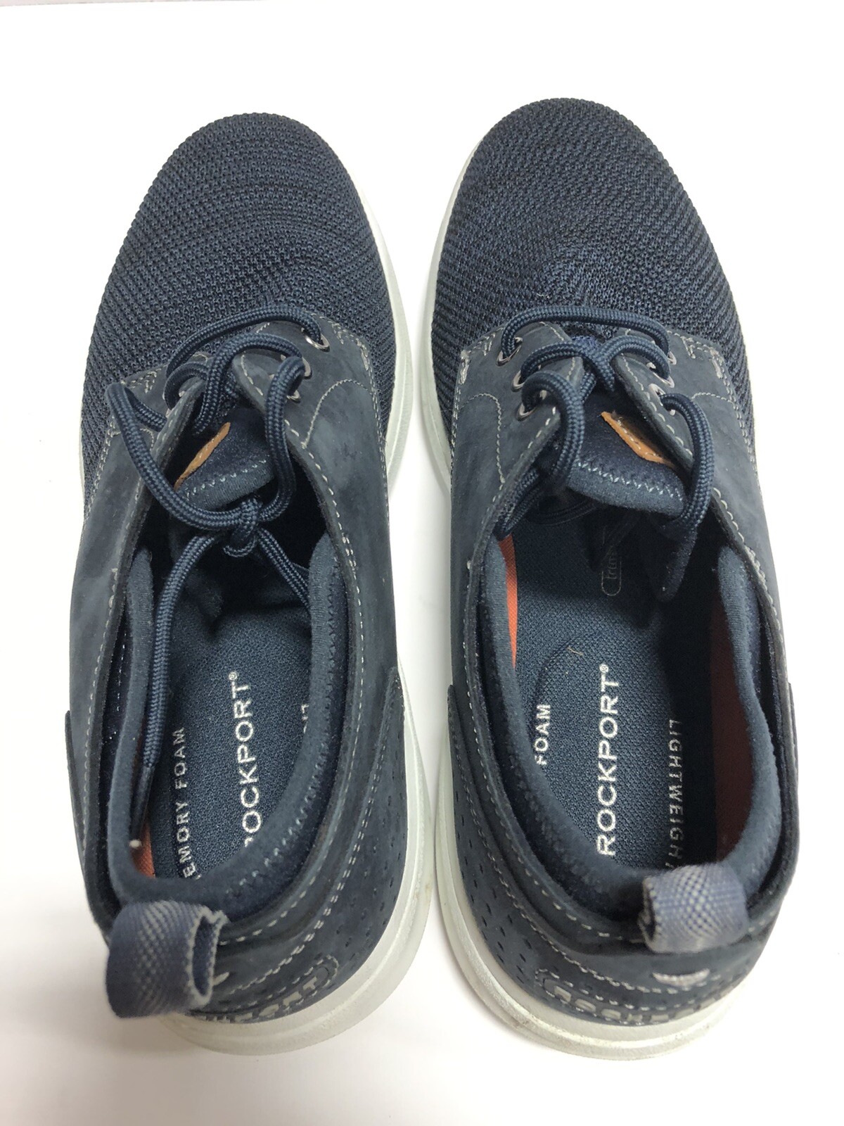 Rockport Mens Zaden Plain Toe Oxford Blue Size 7.5 M image 4