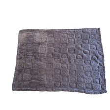 Bedsure Baby Heart Printed Fleece Charcoal Gray Blanket 30  x 40  OEKO-TEX New