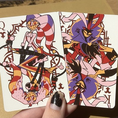 Helluva Boss Fizzarolli & Ozzie Red Foil Playing Cards Series 2 Exclusive