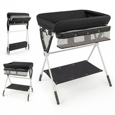 Portable Baby Changing Table,Foldable Diaper Changing Station, Adjustable Height