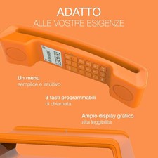Telefono Fisso retrò Rotante Telefono Vintage Anni '60, Telefoni Vintage Vecchio Stile con Suoneria Meccanica, Pulsanti di Linea Fissa con Filo Telefono per Bar, Casa, Ufficio