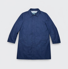 Ede & Ravenscroft Mens Navy Gore Tex Waterproof Coat Mac Jacket Size 40R Classic