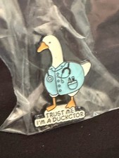'Trust Me I'm a Duckctor' duck Enamel Pin