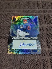 Hurston Waldrep 21/25 2024 Panini Prizm Baseball Prospect Signatures Mojo