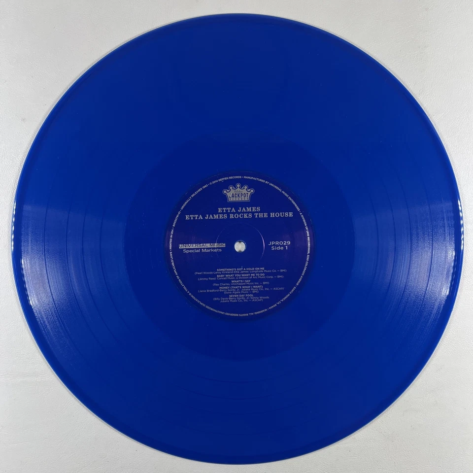 Etta James “Etta James Rocks The House (Live)” LP/Jackpot (EX) 2014 Blue Remast. - Image 4 of 4