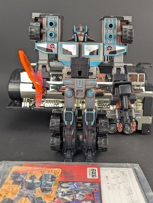 Transformers Car Robots Black Convoy complete Takara D-012 RID 2001 Scourge