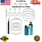 14Pcs Water Bottle Lid Gasket Replacement for Thermoflask 24/32/40/64 White