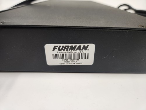 Furman M-8DX 15A 9 Outlet Power Conditioner Surge Protect w/ Digital Meter Light - Picture 2 of 5