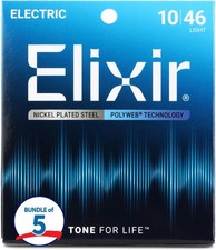 Elixir Strings 12050 Polyweb Electric Guitar ...