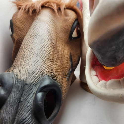 A Latex Novelty Horse, Zebra, & Unicorn Mask Walk Into A Bar Bundle (3 Masks) - Picture 18 of 24