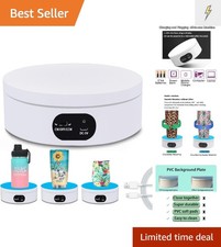 Turner Cup Rotating Display Stand for Epoxy Glitter Tumbler, 360 Degree Autom...