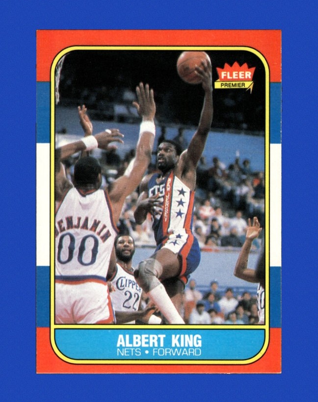 1986-87 Fleer Set-Break # 59 Albert King NR-MINT *GMCARDS*