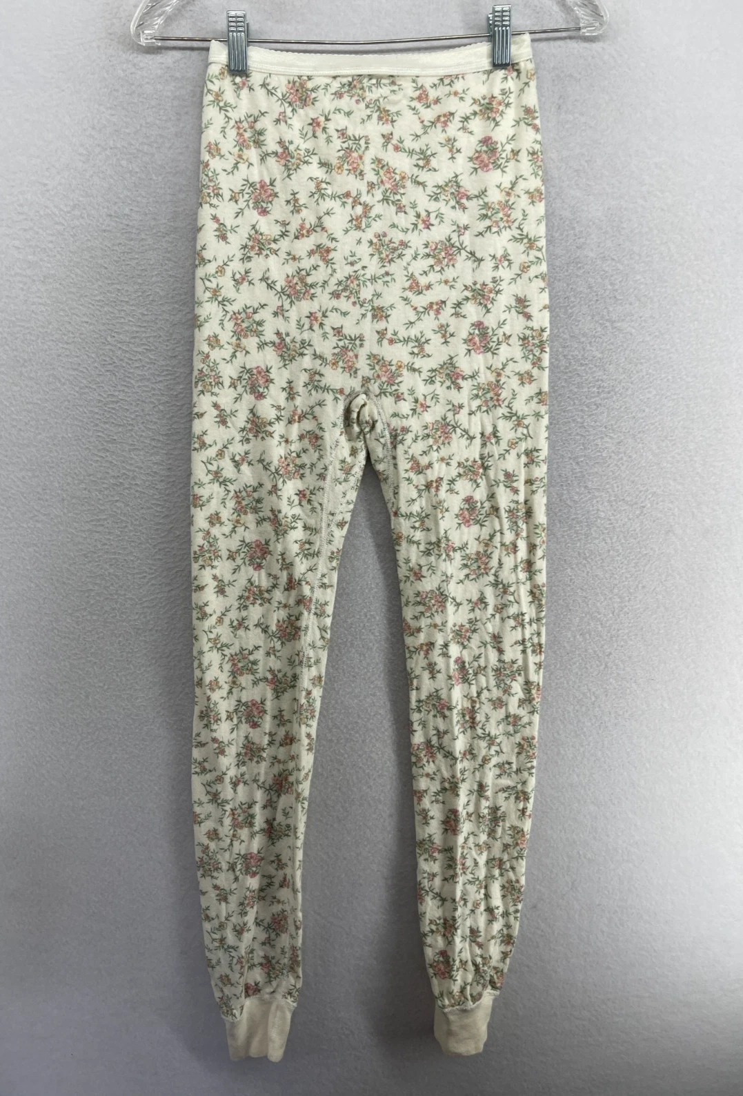 DUOFOLD Pants Womens M Wool Blend Floral Base Layer Thermal Off White Vintage
Opens in a new window