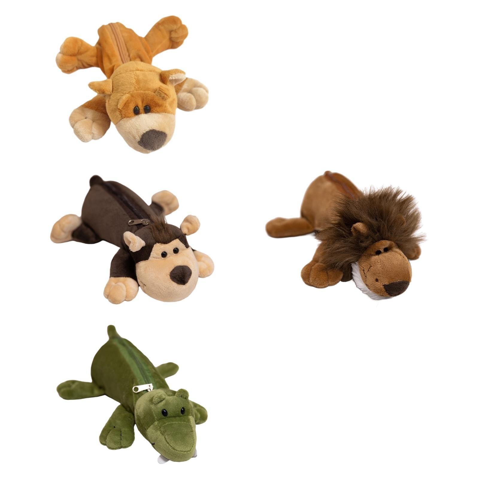 Estuche de plumas de peluche, bolsa de maquillaje multiusos, estuche de plumas para estudiantes,