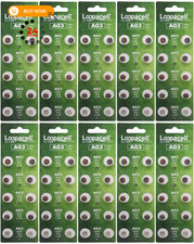 LOOPACELL 100 Pack AG3 LR41 392 SR41SW 384 192 V384 10 Count Pack of 10