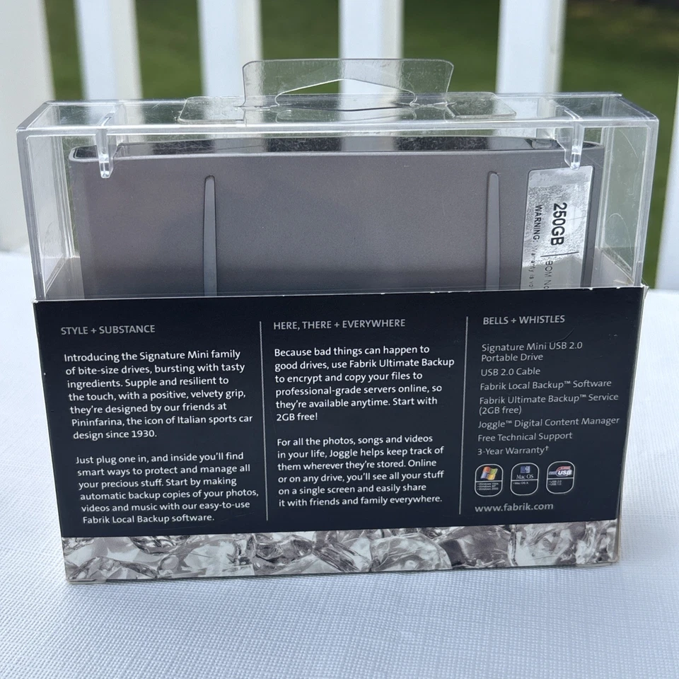 SimpleTech Signature Mini Ice 250 GB External Hard Drive - Image 2 of 4