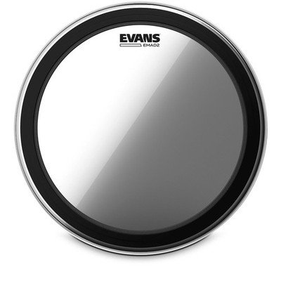 Evans EMAD 2 Clear Batter Bass Drum Head 22 in.