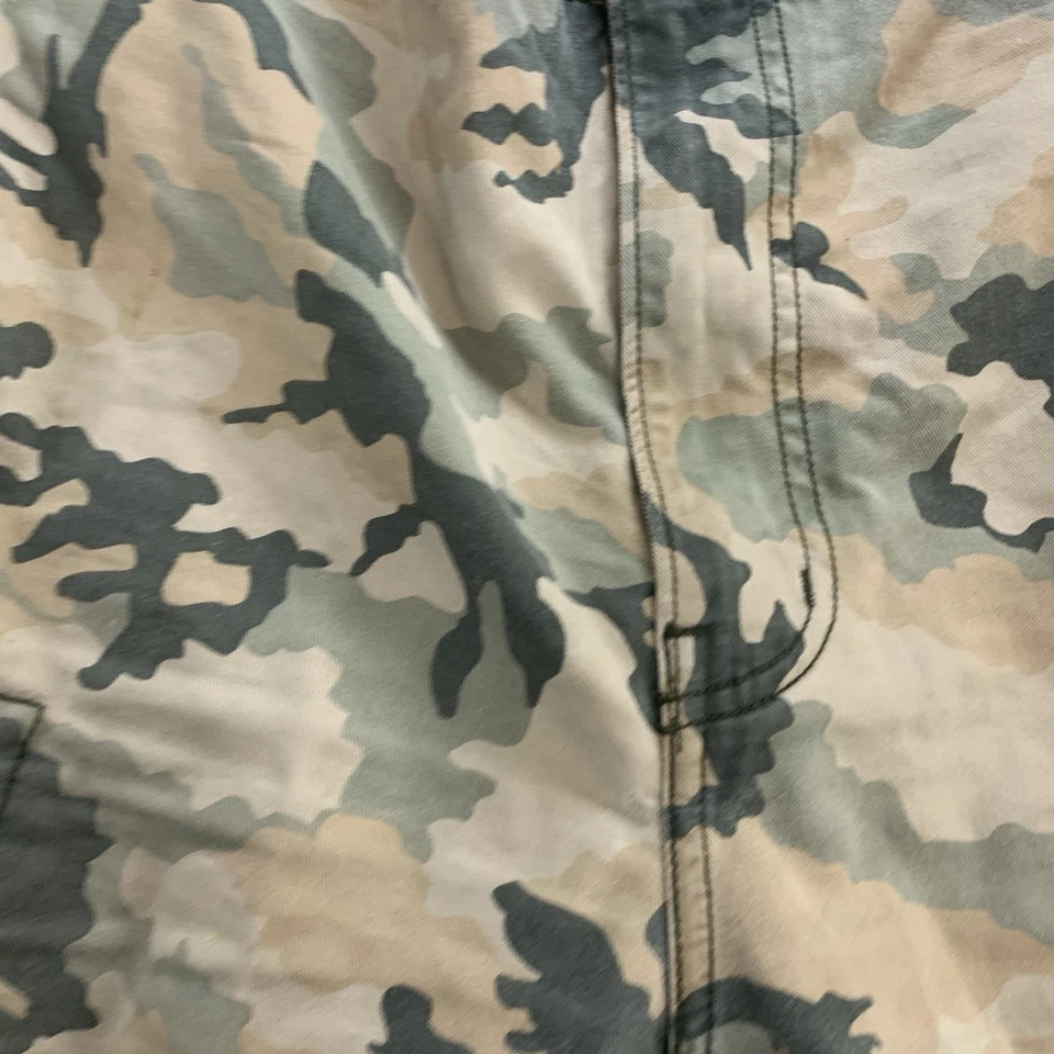 Pantalones Cortos Levis Adulto 36 Marrón Verde Camuflaje Bolsillos Carga Algodón Para Hombre Foto 2 de 4