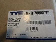 TYC GNR 700087DL Blower Motor/Wheel Assembly 