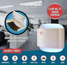 NEW -Flowtron Indoor Fly Trap Sconce 80W UV Light + Pheromone Lure 1200 Sq Ft