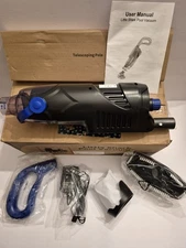 Little Shark Pool Vacuum for Above Ground Pool, Hot Tub Vacuum Open Box All New