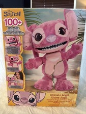 NIB Disney Ultimate Angel Stitch Interactive Plush 17  100 Sounds Toy